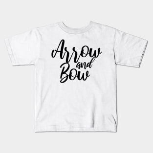 Archery arrow and bow Kids T-Shirt